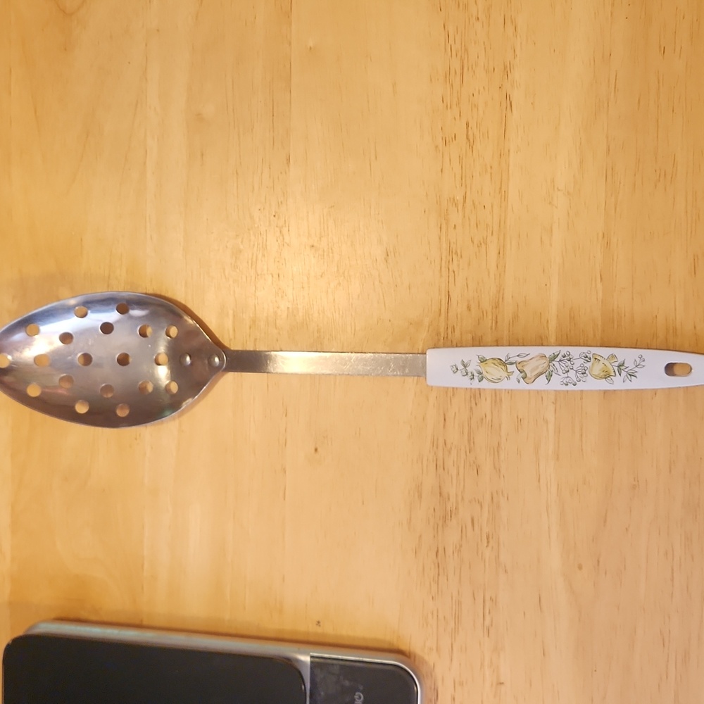 VTG Serving Spoon Stainless Steel Mushroom Red Pepper Onion
